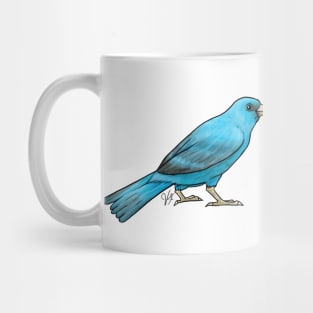 Bird - Canary - Blue Mug